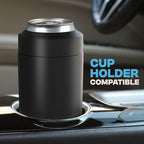 Frost Buddy Universal Can Cooler - Fits all - Stainless Steel Can Cooler for 12 oz & 16 oz Regular or Slim Cans & Bottles - Stainless Steel (Police)