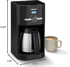 Cuisinart 10-Cup Thermal Classic™ Coffeemaker, Black with Thermal, 10-Cup, Programmable, DCC-1170BKNAS