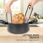 Silicone Bread Sling Oval and Round, 2 PCS Nonstick＆Reusable Bread Baking Mats, Easy-To-Clean Dutch Oven Liners, Sourdough Bread Baking Supplies (Oval and Round, Black)