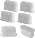 6pcs Coffee Filter Replacement for Cuisinart, Activated Charcoal Water Filter Replacement Effectively Absorb Impurities Compatible with Cuisinart Coffee Makers Machine