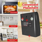 YFL Digital Meat Thermometer with Timer Mode and Backlight, Stainless Steel BBQ Food Thermometer, Premium Cooking Thermometer for Oven BBQ Grill Smoker Beef Turkey Camping & Kitchen Gadgets