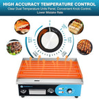 IRONWALLS Commercial Griddle Electric 22”, 3000W Electric Flat Top Grill, Stainless Steel Countertop Electric Griddle Nonstick with 122~572℉Adjustable Temperature Control for Restaurant Kitchen