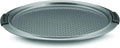 Anolon Advanced Nonstick Bakeware 13-Inch Pizza Crisper, Gray with Silicone Grips