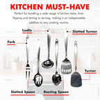 Chef Craft Select Slotted Spoon, 13 inch, Stainless Steel