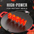 Indoor Smokeless Electric Griddle, 2026 Upgraded 1500w Portable Electric Korean BBQ Grill, Non-stick Round Grill Pan for BBQ, Tortillas, Steaks, Burgers, Pancakes (11.8in)