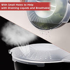 Professional Large Micro Cookware 2 Quart, Microwave Steamer for Vegetables, Cooker for Microwave - BPA Free, Dishwasher Safe