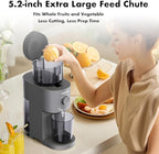 Cold Press Juicer, SiFENE Slow Masticating Machines with 5.2" Extra Large Feed Chute Fit Whole Fruits & Vegetables, Easy Clean Self Feeding Effortless for Quick Juicing, High Juice Yield