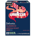 Lavazza Dolcevita Classico, Single-Serve Keurig K-Cup Pods, Medium Roast Coffee, 88-Count Box (4 Packs of 22)
