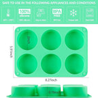 Sidosir 3Pcs Oreo Cookie Chocolate Silicone Mold, 6-Cavity Round Cylinder Oreo Chocolate Cover Molds for Candy, Silicone Baking Molds for Mini Cakes, Jelly