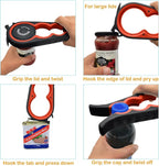 Otstar Latest Jar Opener for Seniors with Arthritis, Weak Hands, Multi-function Bottle Opener with Non Slip Rubber Jar Opener Gripper Pad and Corkscrew Wine Opener