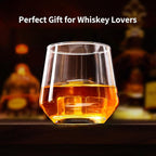 ZMOWIPDL Drinking Glasses Set of 8,Clear 13 oz & 18oz Crystal Glass Cups,Drinkware Glassware,Highball Water Tumbler,Short Stemless Wine Glasses，for Beer,Cocktail,Whiskey,Juice and Various Mixed Drinks