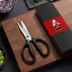 SHAN ZU 8.4" Heavy Duty Kitchen Scissors - Professional Japanese 5Cr15MoV Stainless Steel Shears, All Purpose Detachable Shears for Meat/Herbs/Poultry, Dishwasher Safe, Gift Box Included