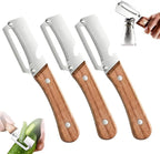 Thickened blade Multifunctional Vegetable Peeler, Multi-Functional Vegetable Peeler for Kitchen, 2-In-1 Stainless Steel Kitchen Tool, for Fruit Veggie, Includes Bottle Opener (3PCS)