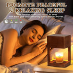 Candle Warmer Lamp Wood with Timer, Dimmable Electric Candle Lamp Warmer for Jar Candles, 2*35 Watt Bulb, Christmas Gifts, Birthday Gifts for Mom, Decorative Wooden Candle Lamp for Bedroom Home Decor