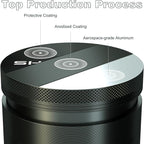 Grinder, Large 3.0” Aluminum Spice Grinder Metallic Black