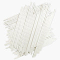 150 Count 4 INCH White Paper Lollipop Sticks,Cake Pop Sticks,Sucker Sticks for Cookies,Rainbow Candy,Chocolate,Cake Topper(Dia 3.5mm)