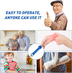Jar Opener Bottle Opener for Seniors with Arthritis, Multi Retractable Magnetic Can Opener, Jar Grippers for Opening Jars, Kitchen Gadgets for Weak Hands and Senior Arthritis (Blue)