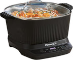STIRMAX DELUXE 7.5 Quart Digital Multi-Cooker with Automatic Paddle to Stir and Shred, 9 in 1 programmable presets to Sauté, Sear, and Brown Food Before Simmering – Accessories, Skillet, & Cookbook