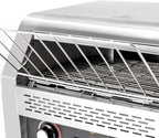 Commercial Stainless Steel Conveyor Toaster - 450 Slices/Hour, 2600W Heavy Duty, Double Heating Tubes for Home & Restaurants
