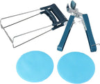 Leadigol Kitchen Hot Plate Gripper,Dish Plate Clip Anti-scald Placemat Kitchen Gadgets Dish Pad Stainless Steel Bowl Remover
