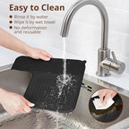 Top Mat for Ninja Luxe Espresso Coffee Machine ES601 & ES701–Coffee Top Silicone Mat Protects Top Surface Anti-scratch,Non-Slip Heat Resistant,Food-Grade Silicone for Ninja Luxe Cafe Accessories