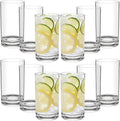 RLWY 17 Oz Acrylic Plastic Tumblers Set of 12, Clear, Shatterproof, BPA-Free, Dishwasher-Safe, Reusable Drinking Glasses for Kitchen, Poolside, Patio