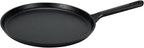 Amazon Basics Pre-Seasoned Cast Iron 5-Piece Cookware Set, Oven Safe, Cooks Evenly, 14.17 x 12.2 x 10.63 in, Black