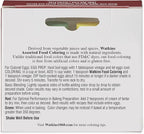 Watkins Assorted Food Coloring, 1 Each Red, Yellow, Green, Blue, Total Four 0.3 oz bottles, 4 Count (Pack of 2)