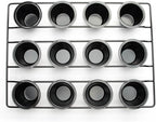 Fox Run 4758 Linking Mini Popover Pan, Carbon Steel, Non-Stick, 12-Cups