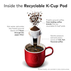 Lavazza House Blend Perfetto, Single-Serve Keurig K-Cup Pods, Medium Roast Coffee, 88-Count Box (4 Packs of 22)