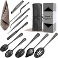 | Plating Tools Culinary Set | 11 Piece Professional Chef Plating Tools Pro Kit | Kitchen Plating Utensils | Modernist Cuisine Food Art | Stainless Steel | Black (Black)