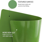 ZVP Flexible Plastic Cutting Board Set of 3 Gradient Color, Colorful Chopping Boards, BPA Free Mats, Non Slip, Dishwasher Safe, 15×12 Inch, Green Multi-Color