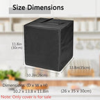 Bread Maker Machine Cover for Cuisinart Bread Maker Machine, Heavy Duty Waterproof Protective Bread Machine Cover Compatible for Cuisinart Compact and Automatic Bread Maker Machine CBK-110P1 (Black)
