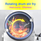 Commercial Automatic Cooker with water spray,Automatic 360° Stir Fry Cooker,Automatic Cooking Machine,Drum Type Stir Frying Machine,Auto Cooking Wok Fried Machine (Propane, Floorstanding)