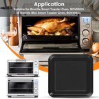 10" × 10" Baking Pan for Breville Compact Smart Oven，Food Grade Non-stick Toaster Replacement Parts Accessories Compatible with Breville Mini Smart Toaster Oven, Dishwasher Safe