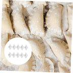 Luxshiny 20 Pcs Dumpling Maker Molds 7cm Diameter Pp Dumpling Press Hand Tool with Fu Character Kitchen Gadget Set