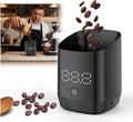 Digital Coffee Bean Dosing Cup for Espresso with LED Scale - High Precision Coffee Grounds Measurer, Barista-Strength Brewing Accessory & Perfect Coffee Lover Gift (Black, Sleek Design)