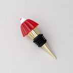 ban.do Cute Wine Stopper, Novelty Bottle Cork for Wine or Champagne, Metal Wine Plug, Bar Tool and Home Decor (Jelly Dessert)
