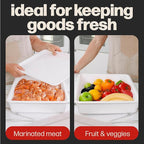 Hans Grill Pizza Dough Proofing Box - Pack of 2 Stackable BPA-Free Trays with Covers - Perfect as a Bread Proofing Box and Dough Container - Premium Quality Pizza Storage Container (2 Pack Large)
