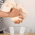 WMKGG 9 PCS Reusable Unbleached Cotton Cheese Cloth 20x20 Inch, Grade 100 Precut Cheesecloth for Straining Hemmed 4 Edges Fine Mesh Cotton for Cooking, Juicing, Cheese Making, Baking, Yogurt