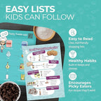 My First Dessert Recipe Box for Kids: Montessori-Inspired, Easy-to-Follow Recipes with Visual Guides. Cookbook for Kids Ages 4+ with Storage Box and Recipe Stand.