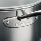 Tramontina Tri-Ply Clad Stainless Steel 4-Quart Sauce Pan with Glass Lid, Induction-Ready, Dishwasher-Safe, NSF-Certified