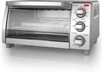 BLACK+DECKER 4-Slice Toaster Oven with Natural Convection, Stainless Steel, TO1760SS (TO1760SST-1)