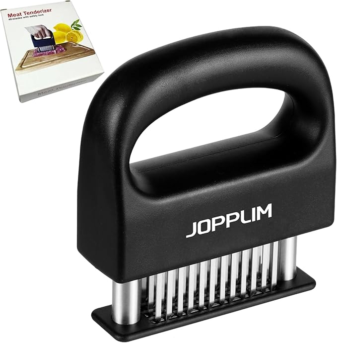 Meat Tenderizer, With 48 Stainless Steel Ultra Sharp Needle Blades, Meat Poultry Tenderizer, for Tenderizing Beef, Pork, Turkey, Fish, Cooking Tool Best for Tenderizing, Marinade, BBQ