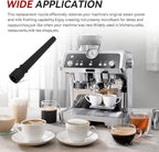 Steam Nozzle 5313259991 Coffee Machine Lower Tube - Fits for De'Longhi Espresso Coffee Maker Milk Foam Spout 1 Hole Silicone Milk Foam Spout Replacement Suitable for Cafe Milk Tea Shop Families to Use