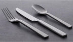 Oneida Chefs Table Hammered 45 Piece Everyday Flatware Set, Service for 8, 18/0 Stainless Steel,Silverware Set