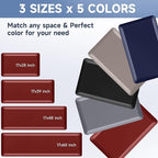 4/5 Inch Thick Kitchen Mat Anti Fatigue Mat Kitchen Rugs Kitchen Decor Non-Slip, Stain & Water Resistant, Kitchen Mats Desk Mat for Kitchen, Office, Workshop, Red, 17'' x 60''