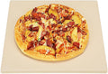 Salomayes 12x12 Inch Cordierite Pizza Stone for RV Oven and Grill, Square Baking Stone, Perfect for Pizza, Bread, Pie, BBQ, Durable and Safe, with Plastic Scraper