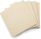 Outset Pizza Grill Stone Tiles For Oven and Grill, Set of 4 Baking Stones for Pizza, Bread & More