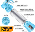 Portable Blender for Smoothies & Shakes - Cordless Personal Size Mini Blender with BAP Free Juice Cup, USB Rechargeable Suit for Sports/Picnic, Mother's Day
